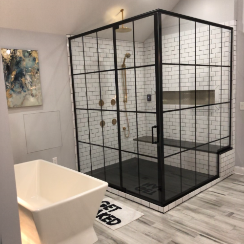 Frameless Door Panel and Return U-Channel  Image